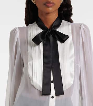 Blusa de seda translúcida | Dolce&Gabbana