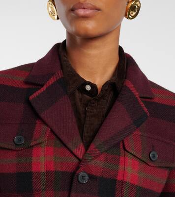 Plaid wool-blend tweed blazer | Polo Ralph Lauren