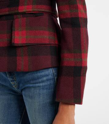 Plaid wool-blend tweed blazer | Polo Ralph Lauren