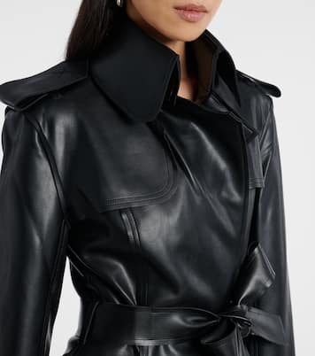 Belted double-breasted flared minidress | Norma Kamali