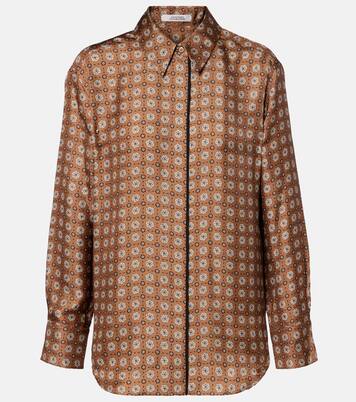Graphic Dreams printed silk twill shirt | Dorothee Schumacher