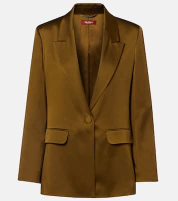 Crêpe satin blazer | Max Mara