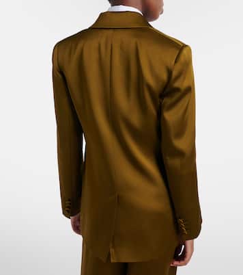 Crêpe satin blazer | Max Mara