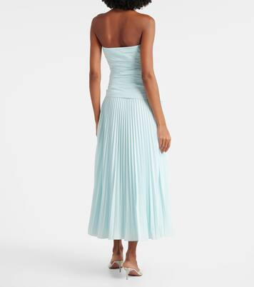 Arie pleated bustier dress | Simkhai