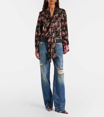 Vittoria Small leather top-handle bag | Dolce&Gabbana