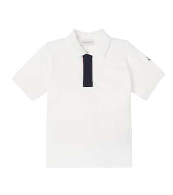 Cotton piqué polo shirt | Moncler Enfant
