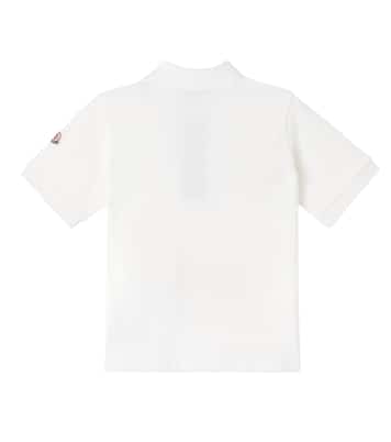Cotton piqué polo shirt | Moncler Enfant