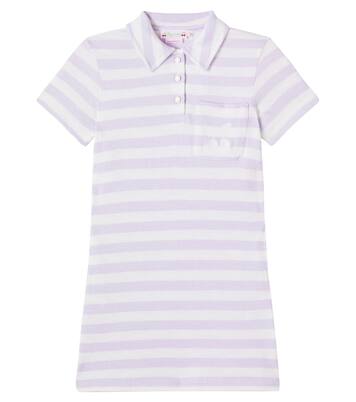 Striped cotton shirt dress | Bonpoint