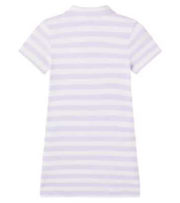 Striped cotton shirt dress | Bonpoint