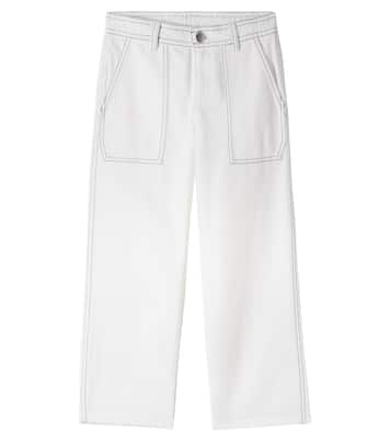 Eldor cotton wide-leg pants | Bonpoint