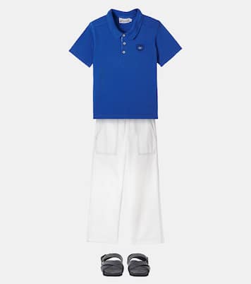 Eldor cotton wide-leg pants | Bonpoint