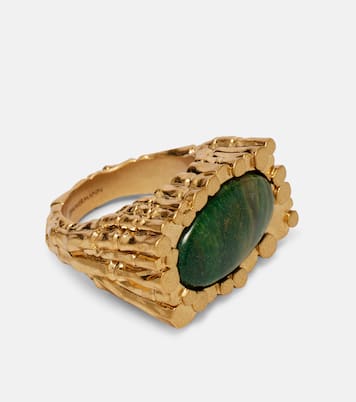 Anillo Wisp bañado en oro de 16 ct | Zimmermann