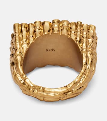 Anillo Wisp bañado en oro de 16 ct | Zimmermann