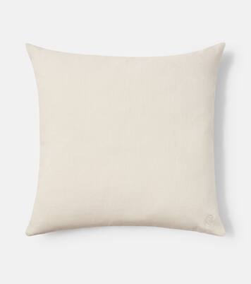 Coussin Muse en lin à perles | Jonathan Adler
