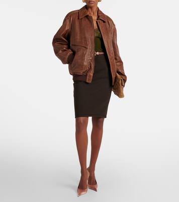 Slingback-Pumps Deroche 110 aus Satin | Saint Laurent