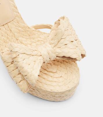 Le Cadeau raffia espadrille wedges | Mach & Mach