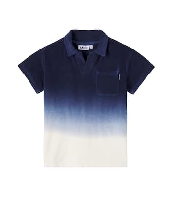 Randel ombré cotton terry polo shirt | Molo