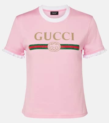 Logo cotton jersey T-shirt | Gucci