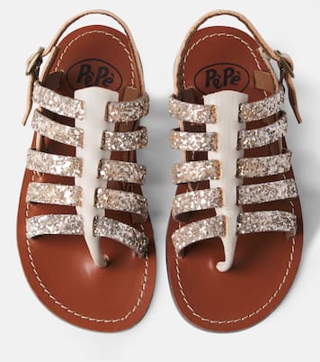 Sequined leather sandals | PèPè
