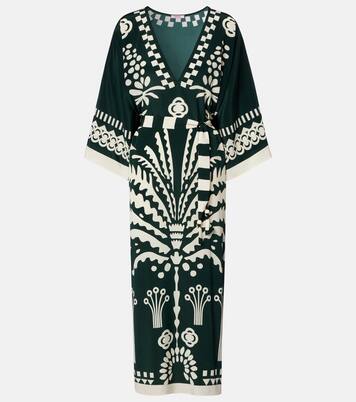 Bedruckter Kaftan aus Seide | Eres