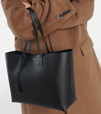 Sac Shopping E/W en cuir | Saint Laurent