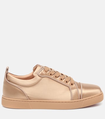 Louis Junior silk-satin sneakers | Christian Louboutin