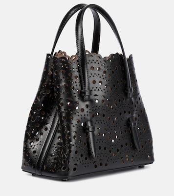 Tote Le Mina 20 Vienne Wave Mini aus Leder | Alaïa
