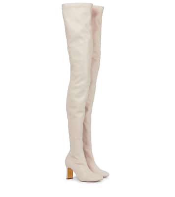 Ivy faux leather over-the-knee boots | Stella McCartney