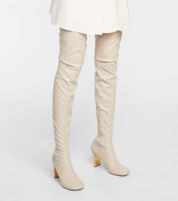 Ivy faux leather over-the-knee boots | Stella McCartney