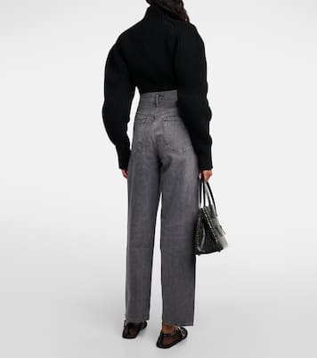 Criss Cross high-rise straight jeans | Agolde