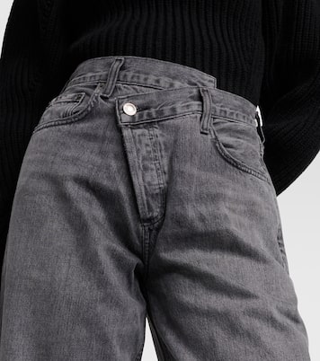 Criss Cross high-rise straight jeans | Agolde