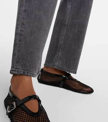 Criss Cross high-rise straight jeans | Agolde