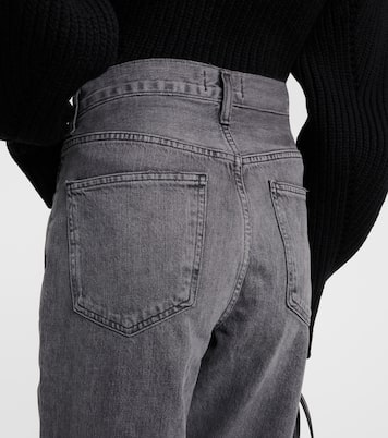 Criss Cross high-rise straight jeans | Agolde