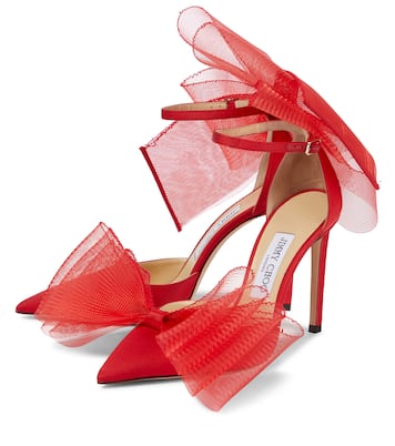 Averly 100 bow-trimmed pumps | Jimmy Choo