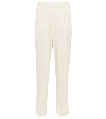 Thea high-rise cady straight pants | Joseph