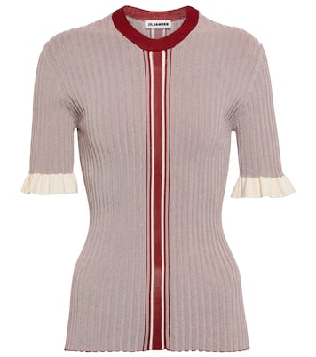 Top aus Rippstrick | Jil Sander