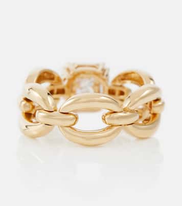 Bague Catena Petite Illusion en or 18 ct et diamants blancs | Nadine Aysoy
