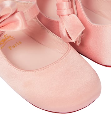 Bébé – Ballerines Lou Babe en satin | Christian Louboutin Kids