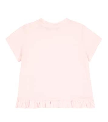 Baby - T-shirt in cotone con logo | Balmain Kids