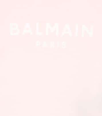 Baby - T-shirt in cotone con logo | Balmain Kids