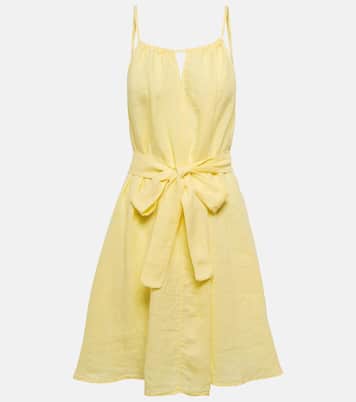 Dora linen minidress | Velvet