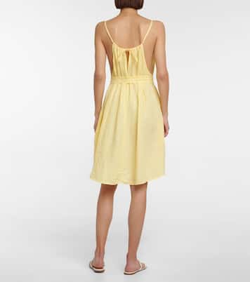 Dora linen minidress | Velvet