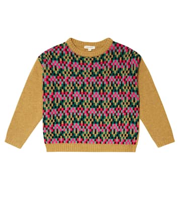 Pullover Jeon aus einem Wollgemisch | Caramel