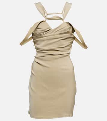 La Robe Soffio draped minidress | Jacquemus