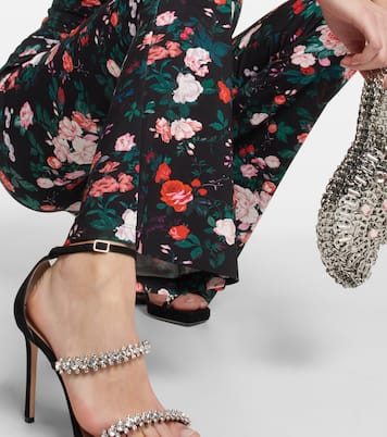 Bing 105 crystal-embellished suede sandals | Jimmy Choo