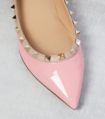 Bailarinas Rockstud de charol | Valentino Garavani