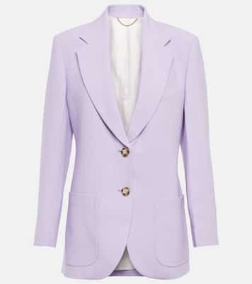 Blazer de botonadura simple | Victoria Beckham