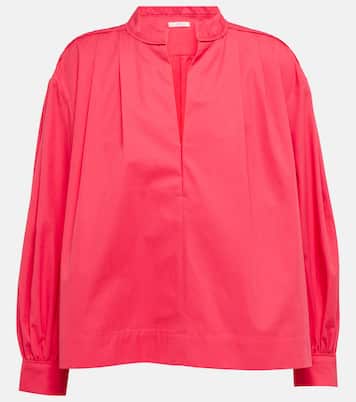 V-neck cotton blouse | CO