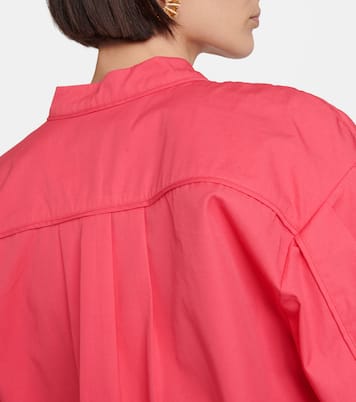 V-neck cotton blouse | CO