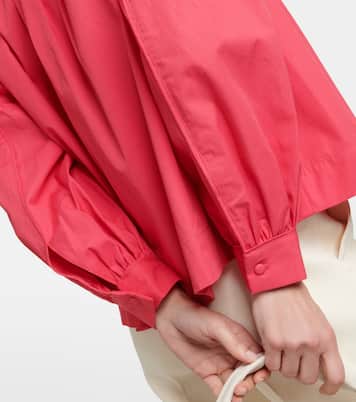V-neck cotton blouse | CO